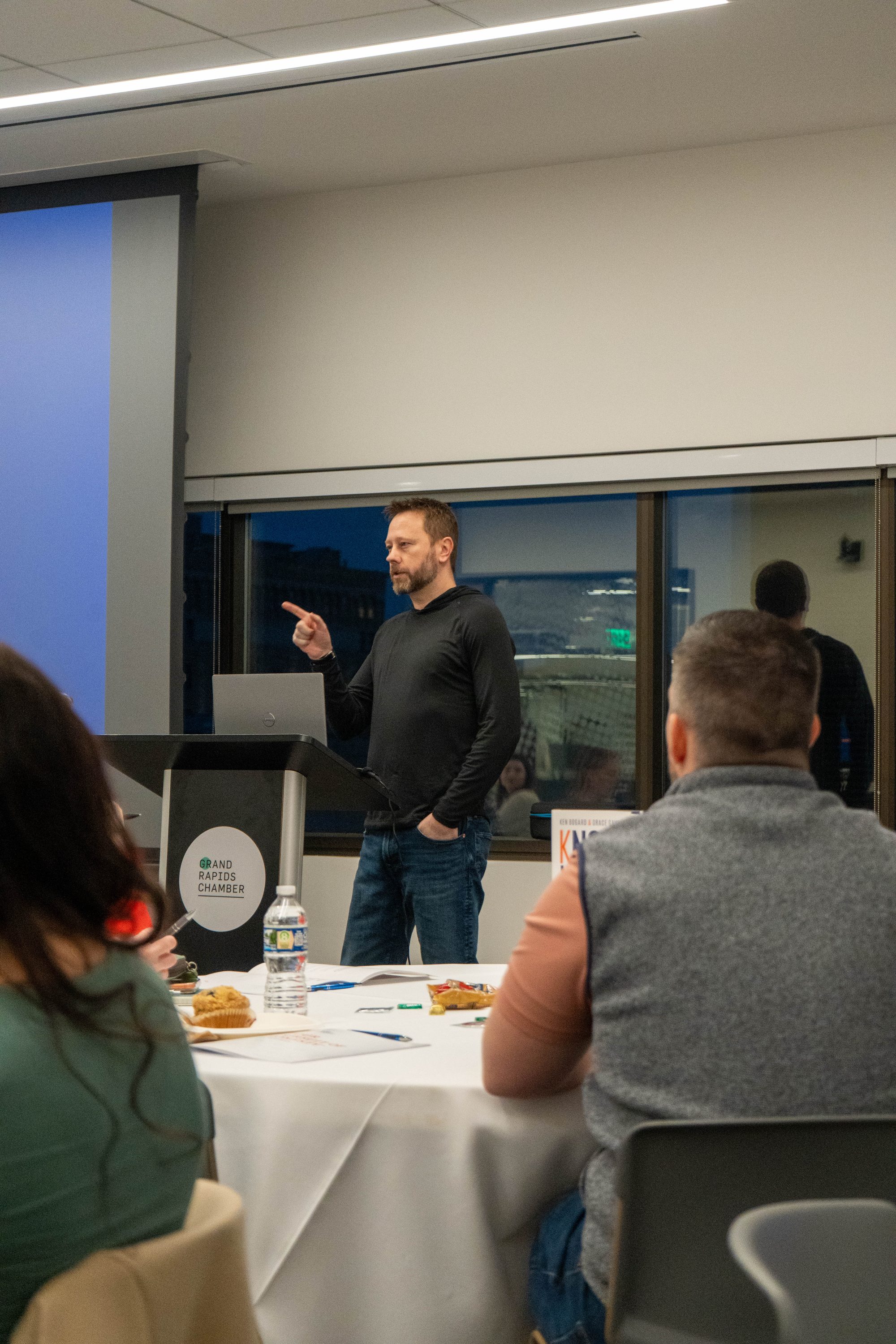 Ken Bogard speaking to a workshop audience