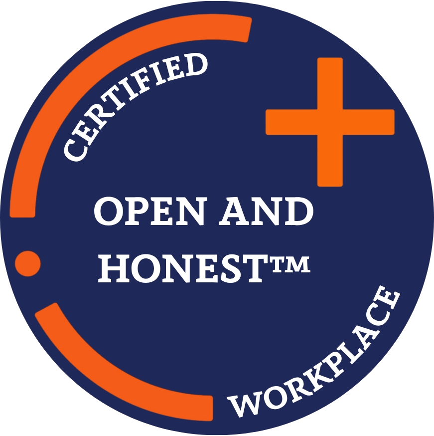 Certified Open and Honest Workplace badge